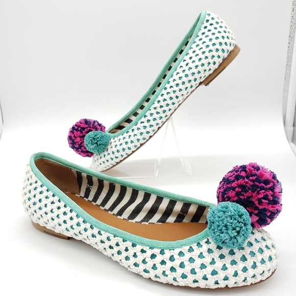 Missoni Shoes - Missoni Pom-Pom Bianco Ballerina Flats SZ 38 EUC